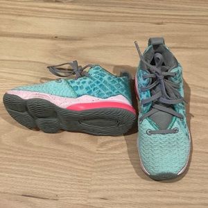 Kids 12C Lebron Blue Sneakers